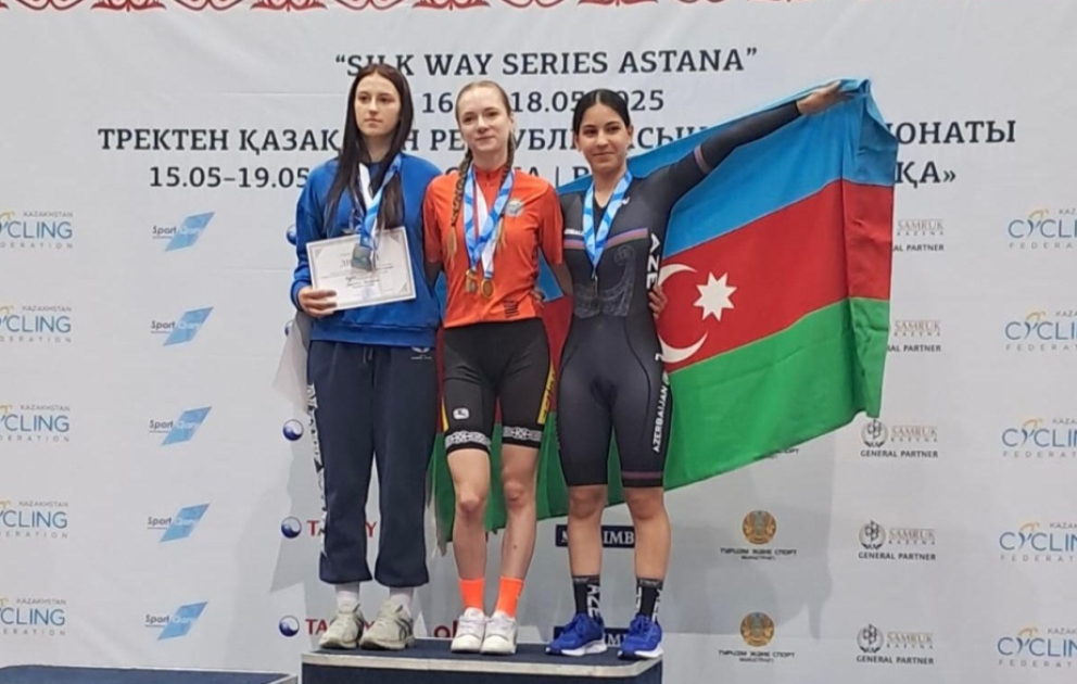 Azərbaycanın daha bir velosipedçisi Qazaxıstanda bürünc medal qazanıb