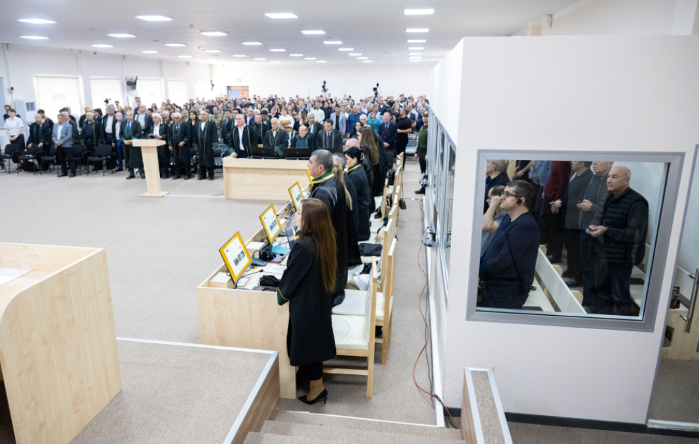 Video footage exposing Armenia's systematic policy of ethnic cleansing against Azerbaijanis in Armenia and formerly occupied territories of Azerbaijan shown in court