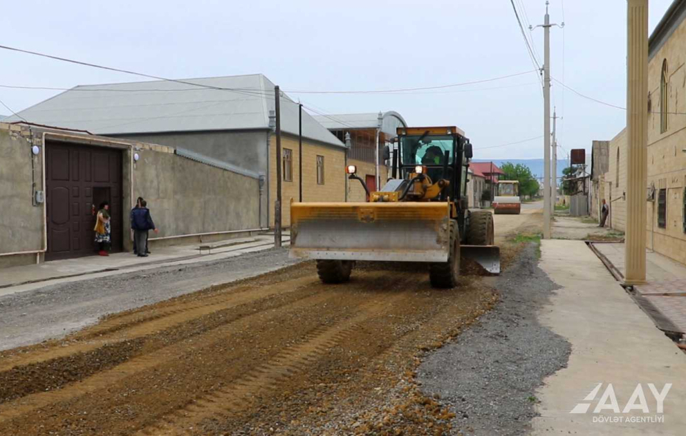 Şəmkirdə kəndlərarası avtomobil yolu layihəsinin icrasına start verilib