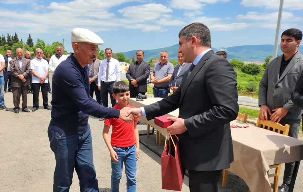 Xocalıya köçən ailələrə mənzillərinin açarları təqdim olunub