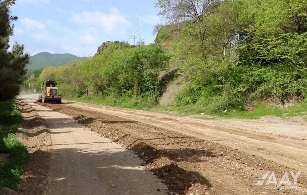 Göygöldə 10 kilometrlik avtomobil yolunun təmirinə başlanılıb