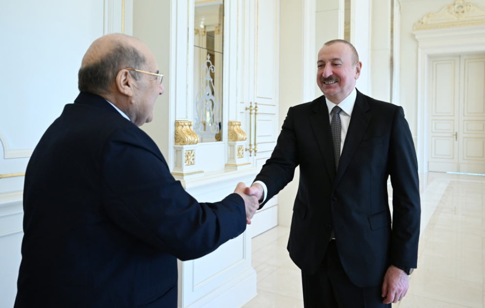 Le président azerbaïdjanais reçoit le président du Sénat égyptien