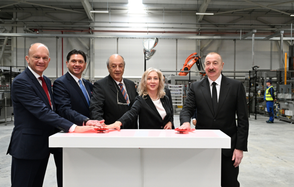 Une nouvelle installation de la SARL Azerbaijan Coca-Cola Bottlers inaugurée à Ismayilli