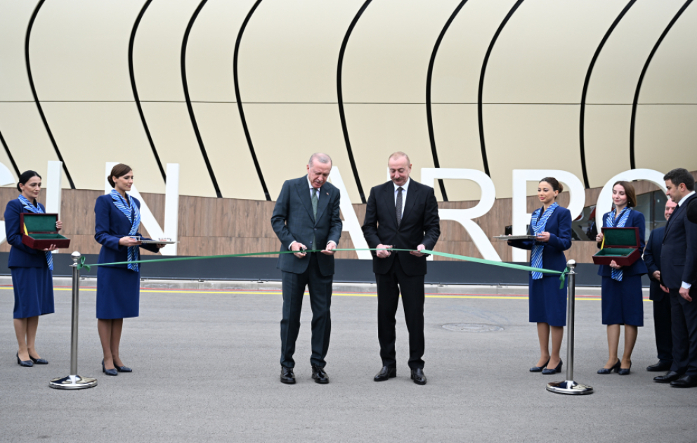 Opening ceremony of Lachin International Airport held
President of Azerbaijan Ilham Aliyev and President of Türkiye Recep Tayyip Erdoğan attended the inauguration ceremony