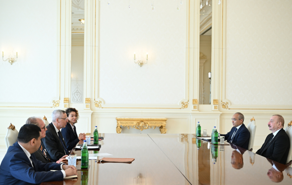 Le président azerbaïdjanais reçoit le directeur du Comité oriental de l’économie allemande