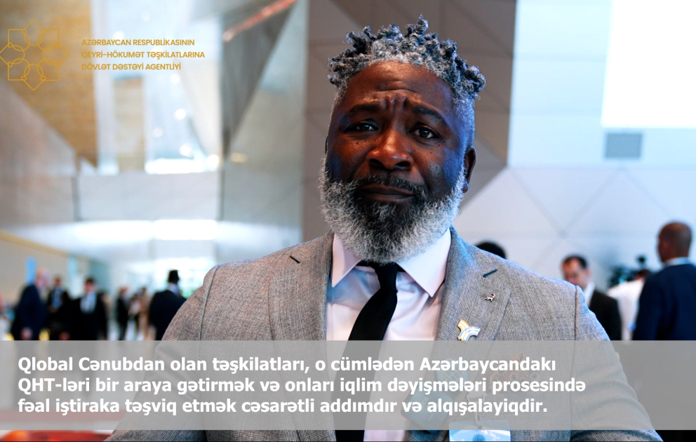 Qlobal Cənub QHT Platformasının üzvləri danışır - Beynəlxalq Sosial İnkişaf QHT Koalisiyasının rəhbəri Melvin Uaciri Linve