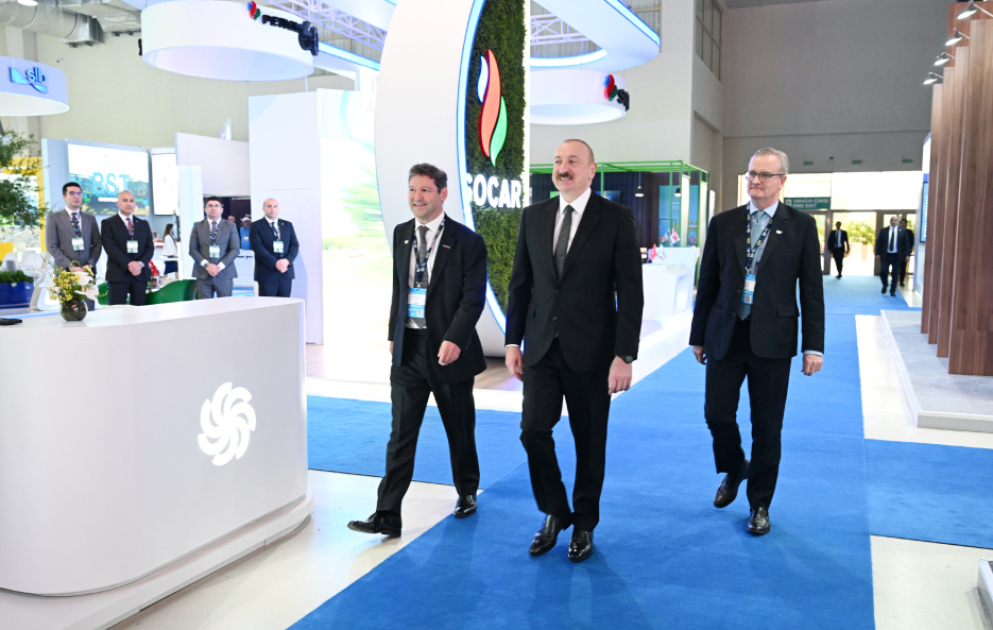 Semaine de l’énergie de Bakou : Le président Ilham Aliyev prononce une allocution à l’ouverture des salons Caspian Oil & Gas et Caspian Power