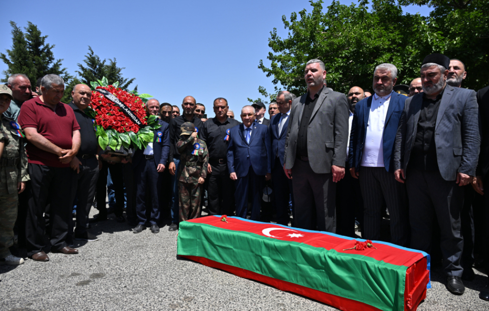 Birinci Qarabağ müharibəsinin itkin şəhidi Sahil İbrahimov Əmircan qəsəbəsində torpağa tapşırılıb