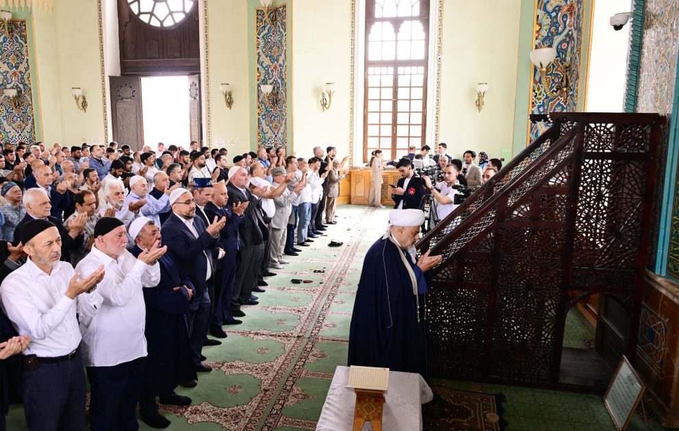 Eid al-Adha prayer held in Azerbaijan