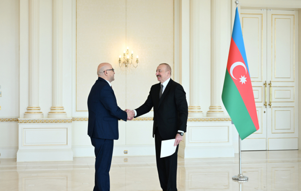 Le président azerbaïdjanais reçoit le nouvel ambassadeur de Palestine en Azerbaïdjan