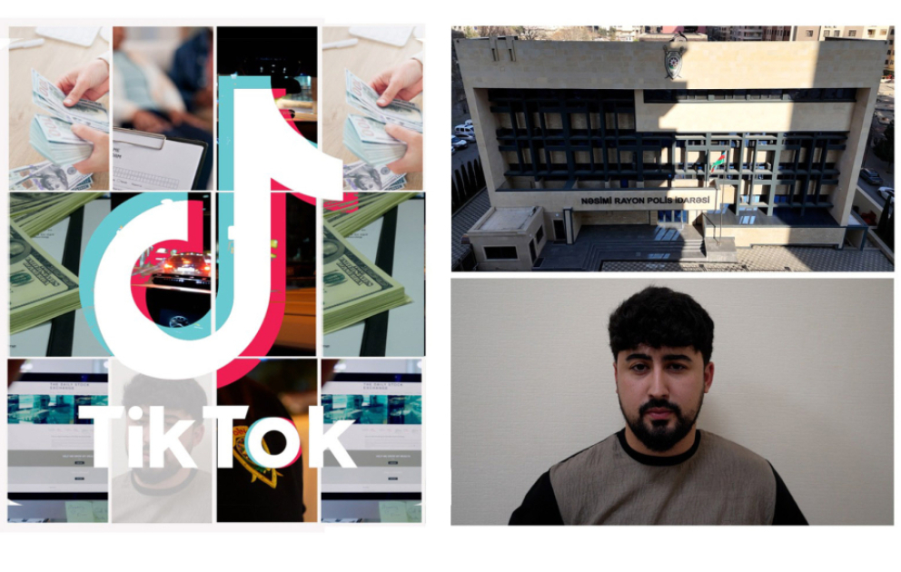“TikTok”da investisiya və yatırım adı altında vətəndaşların pulunu ələ keçirən şəxs saxlanılıb