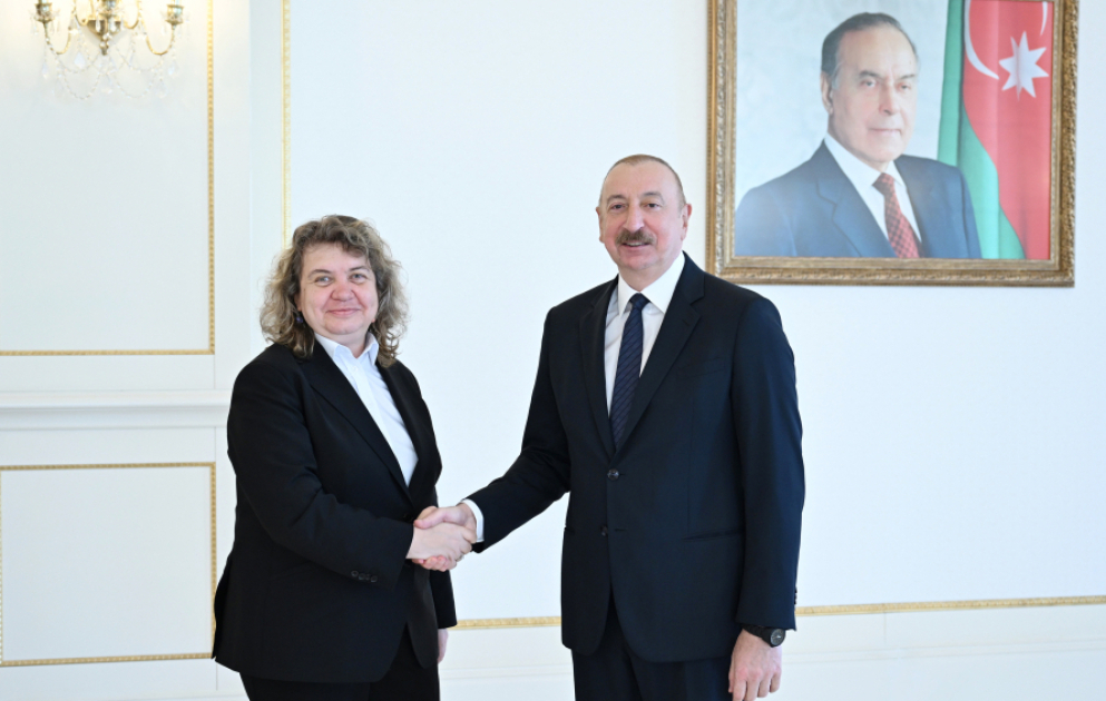 Prezident İlham Əliyev Bolqarıstan Milli Assambleyasının sədrini qəbul edib