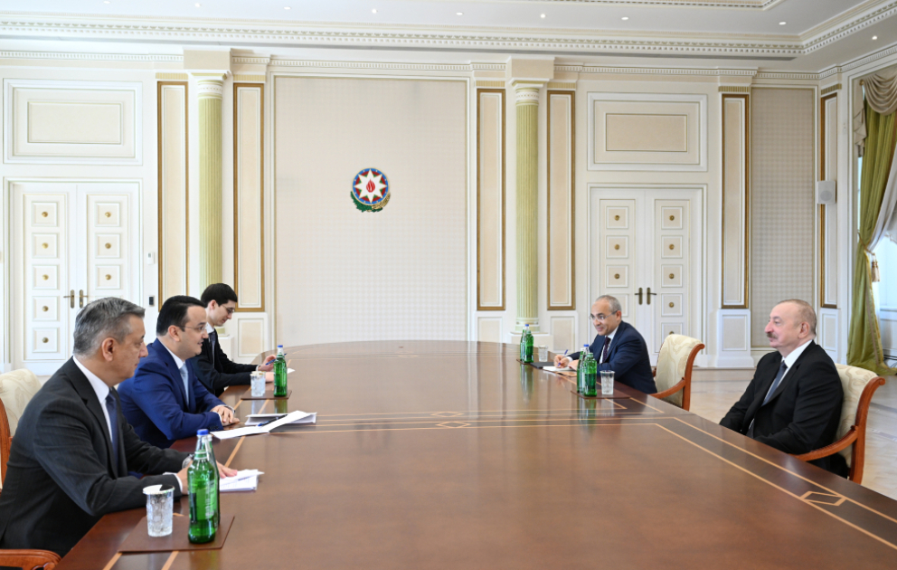 President Ilham Aliyev received Uzbekistan’s Minister of Investment, Industry and Trade