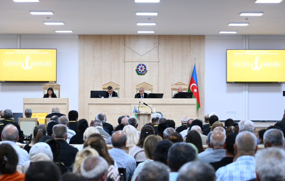 Dokumente über Schäden an aserbaidschanischer Zivilinfrastruktur durch armenische Streitkräfte im Vaterländischen Krieg vor Gericht geprüft