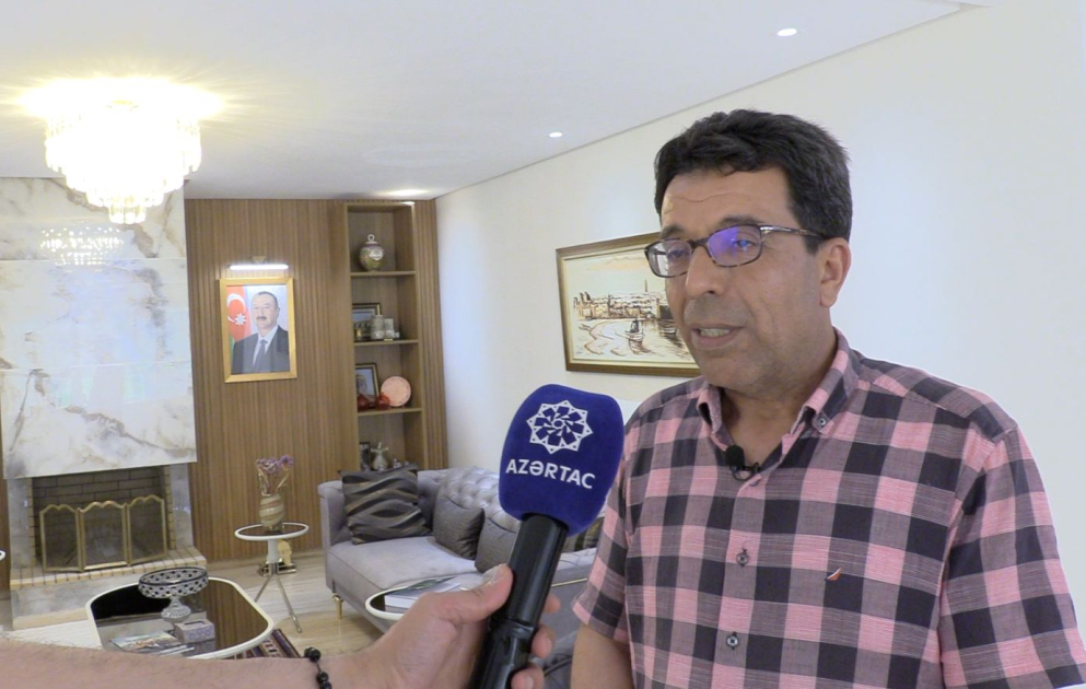 Le journaliste marocain Radouane Baladi : Je suis très fier d'être invité pour visiter un merveilleux pays tel que l'Azerbaïdjan