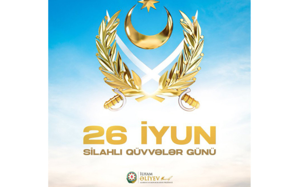 Prezident İlham Əliyev Silahlı Qüvvələr Günü ilə bağlı paylaşım edib