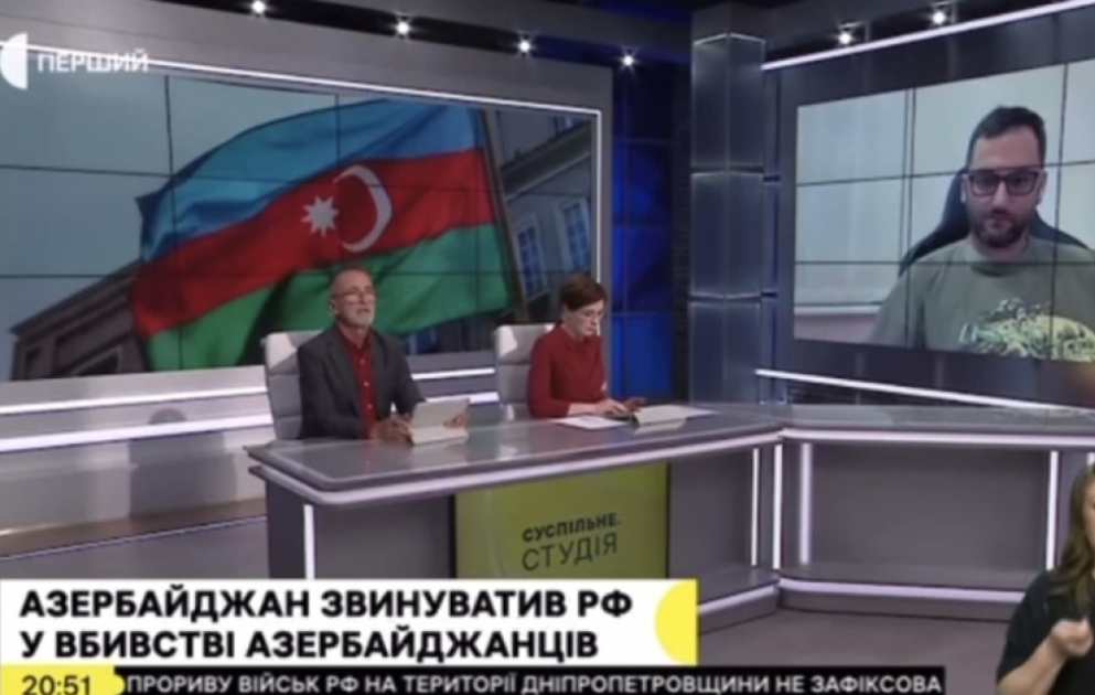 Ukraynanın nüfuzlu “UA Perşiy” telekanalında Rusiyanın şovinist siyasəti pislənilib