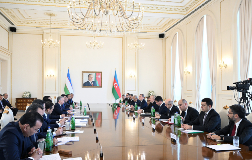In Baku zweite Sitzung des Aserbaidschanisch-Usbekischen Obersten Zwischenstaatlichen Rates stattgefunden