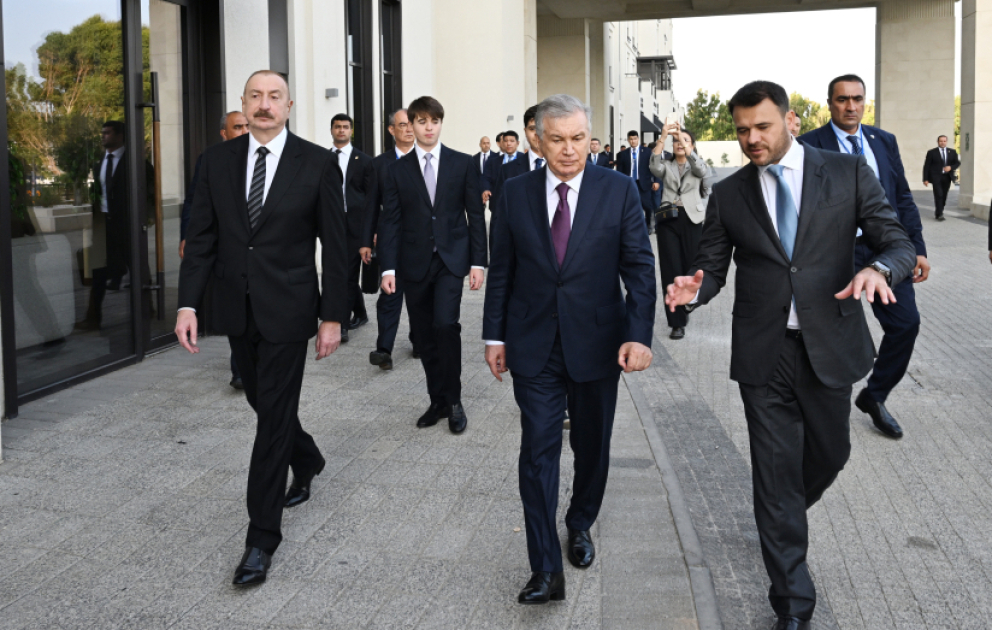 Azərbaycan və Özbəkistan prezidentləri “Sea Breeze” istirahət mərkəzində olublar