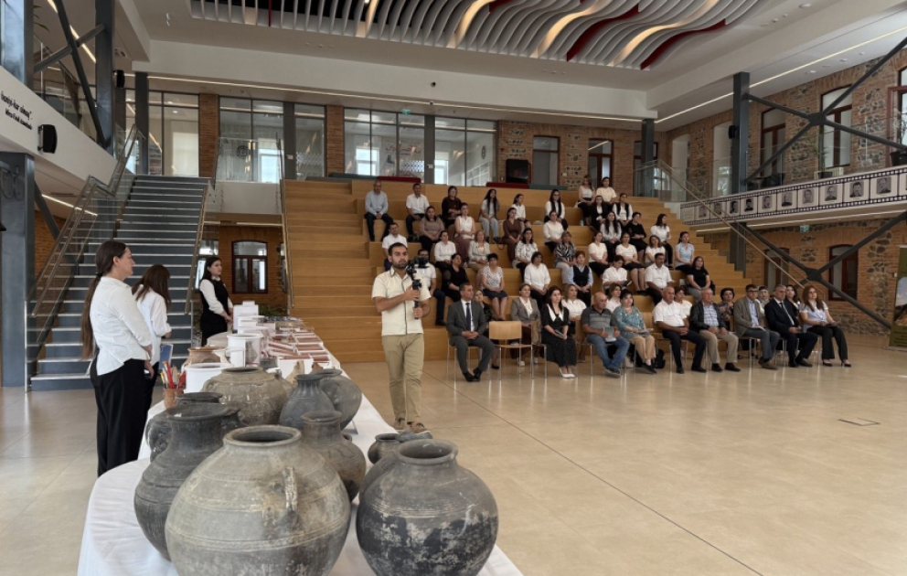 “Ağstafa-Qazax bölgəsin in arxeoloji irsi yeni tədqiqatlar işığında” mövzusunda elmi-praktiki seminar keçirilib
