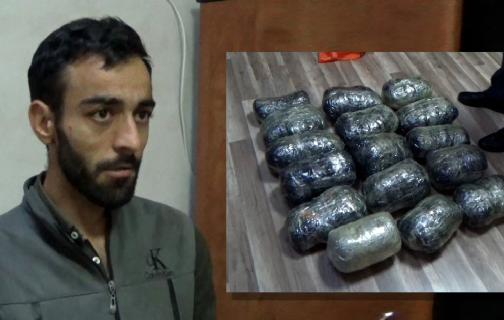 Binəqədidə saxlanılan şəxsdən 17 kiloqram marixuana aşkarlanıb