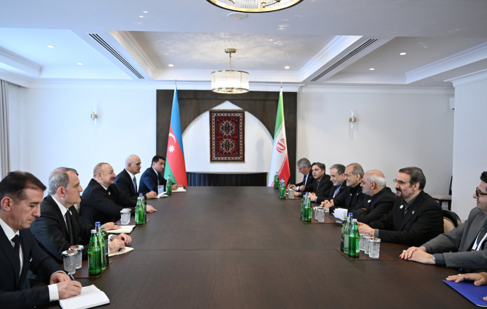 Rencontre des présidents azerbaïdjanais et iranien à Khankendi