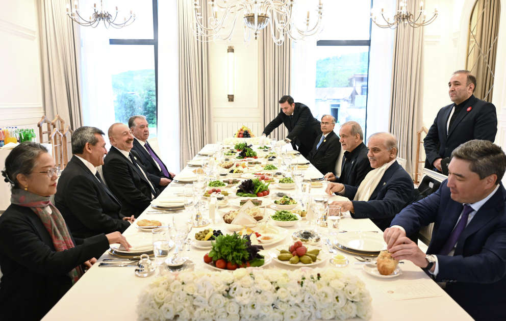 Official luncheon hosted in Shusha on behalf of President Ilham Aliyev in honor of 17th ECO Summit participants