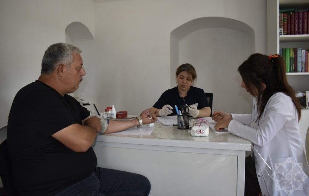 Aşura günü ilə əlaqədar Ağdam Cümə məscidində ilk dəfə olaraq qanvermə aksiyası keçirilib