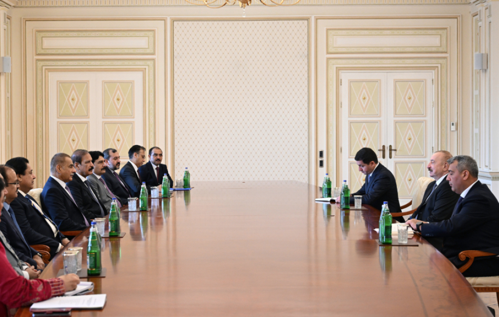 President Ilham Aliyev received delegation led by Speaker of Pakistan’s National Assembly