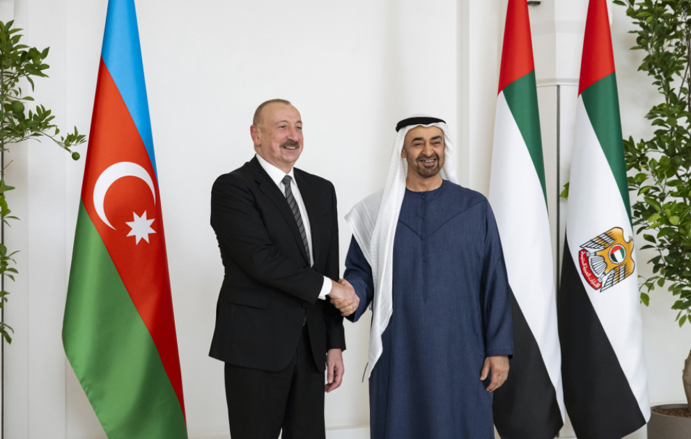 Le président azerbaïdjanais s’entretient avec son homologue émirien à Abou Dhabi