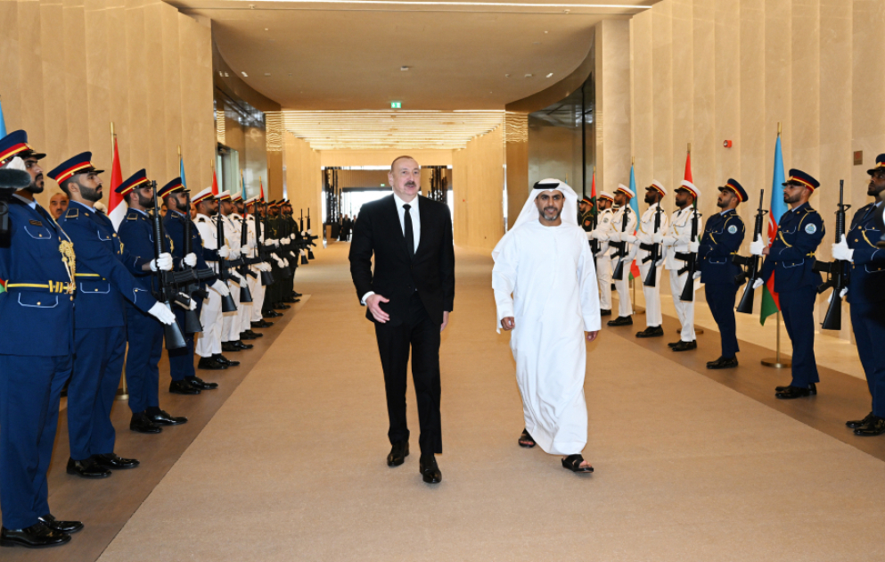 Präsident Ilham Aliyev beendet seinen Besuch in den Vereinigten Arabischen Emiraten