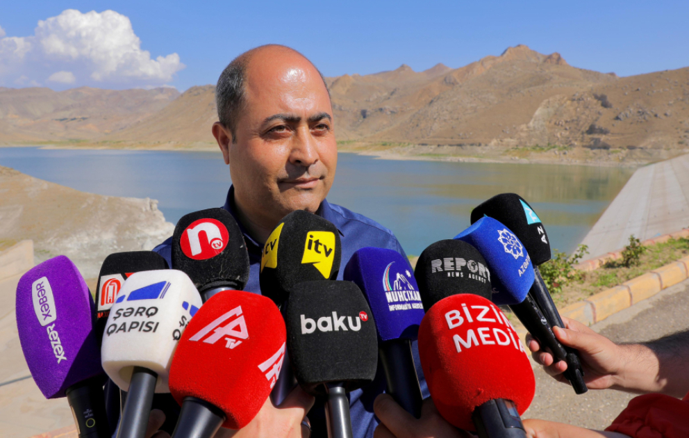 Naxçıvanda suvarma suyuna tələbatın ödənilməsi üçün Araz Su Anbarından yeni xətt çəkiləcək