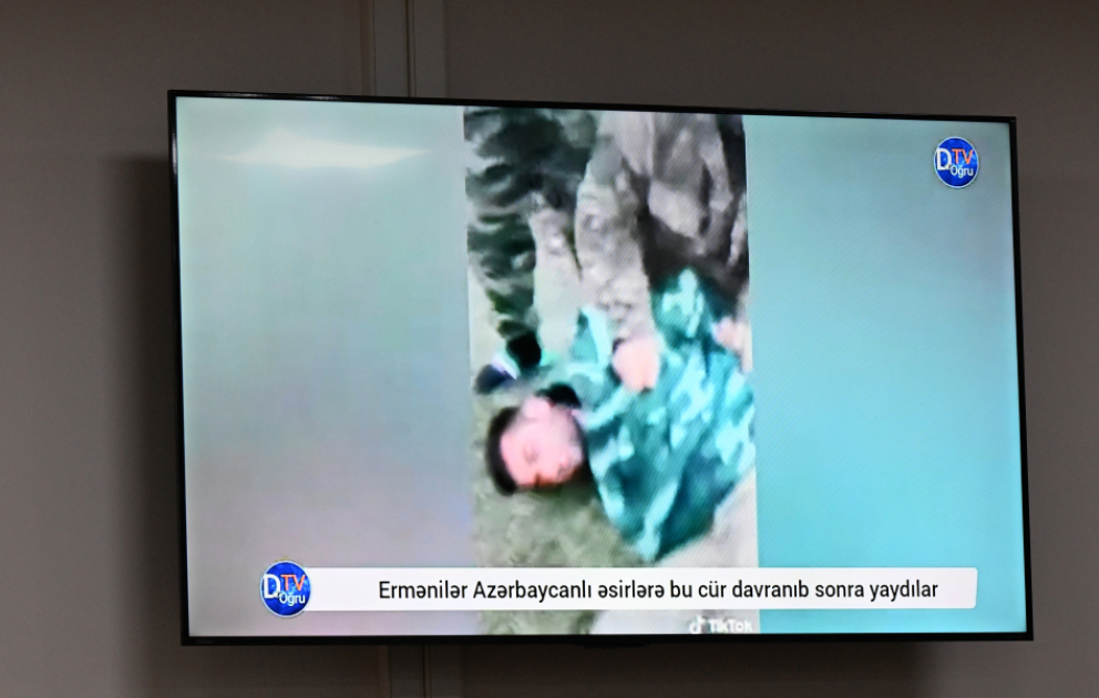 Video evidence of Armenian armed forces torturing Azerbaijani captives shown in court