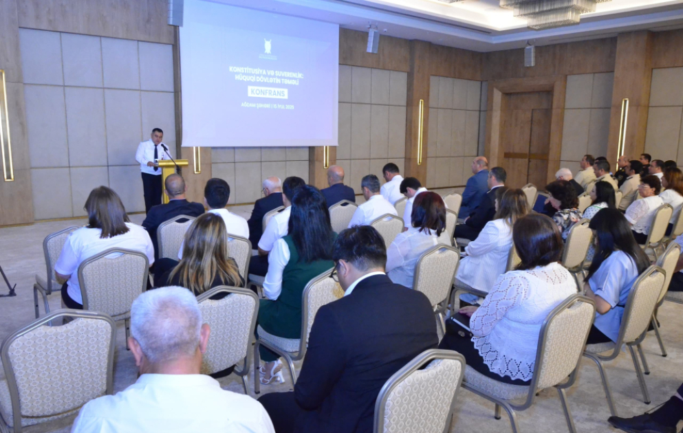 İşğaldan azad olunmuş Ağdamda Baş Prokurorluq tərəfindən regional konfrans keçirilib