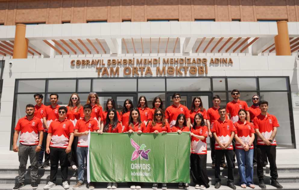 Cəbrayıl könüllüləri ilk dəfə ərazidə fəaliyyətə başlayıblar
