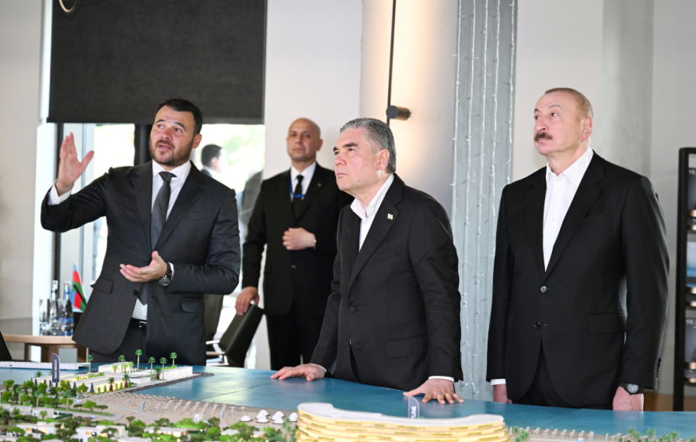 Azərbaycan Prezidenti və Türkmənistan Xalq Məsləhətinin sədri “Sea Breeze”də olublar