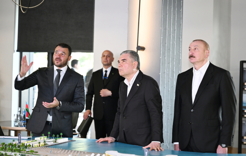 President of Azerbaijan and Chairman of Halk Maslahaty of Turkmenistan visited Sea Breeze Resort