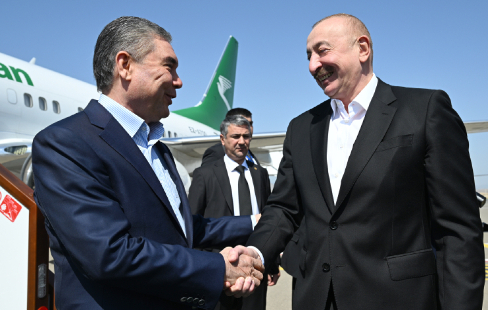 Gurbanguly Berdimuhamedov zu Besuch in Füsuli