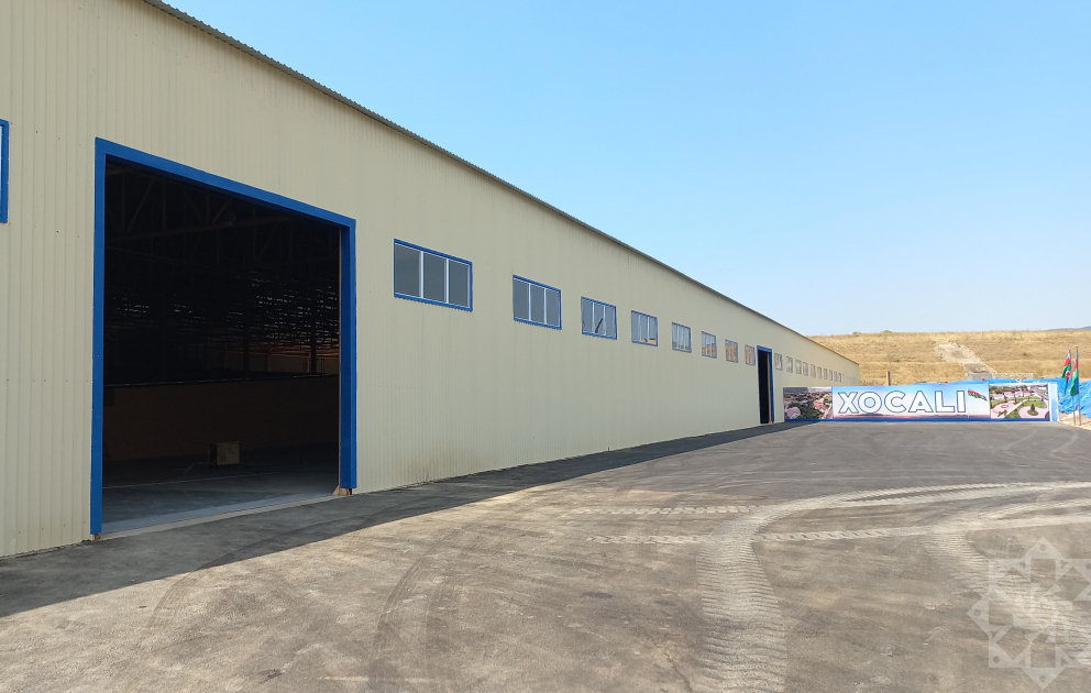 Xocalıda fəaliyyətə başlayan zavodun illik kərpic istehsalı 16 milyondan çoxdur