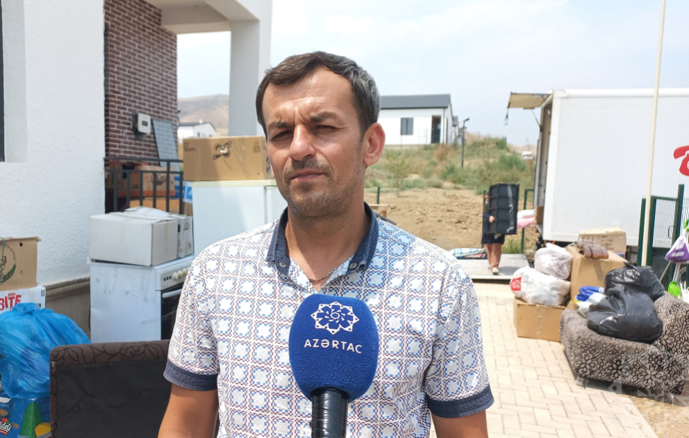 Ağdam sakini: Uşaq ikən çıxdığım kəndimizə indi ailəmlə, övladlarımla qayıtmışam