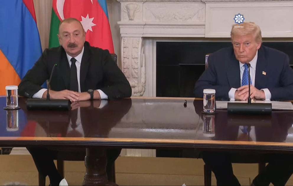 Azərbaycan Prezidenti: Prezident Tramp və onun komandası olmasaydı, Ermənistan və Azərbaycan tükənməyən danışıqlar prosesində qalardı