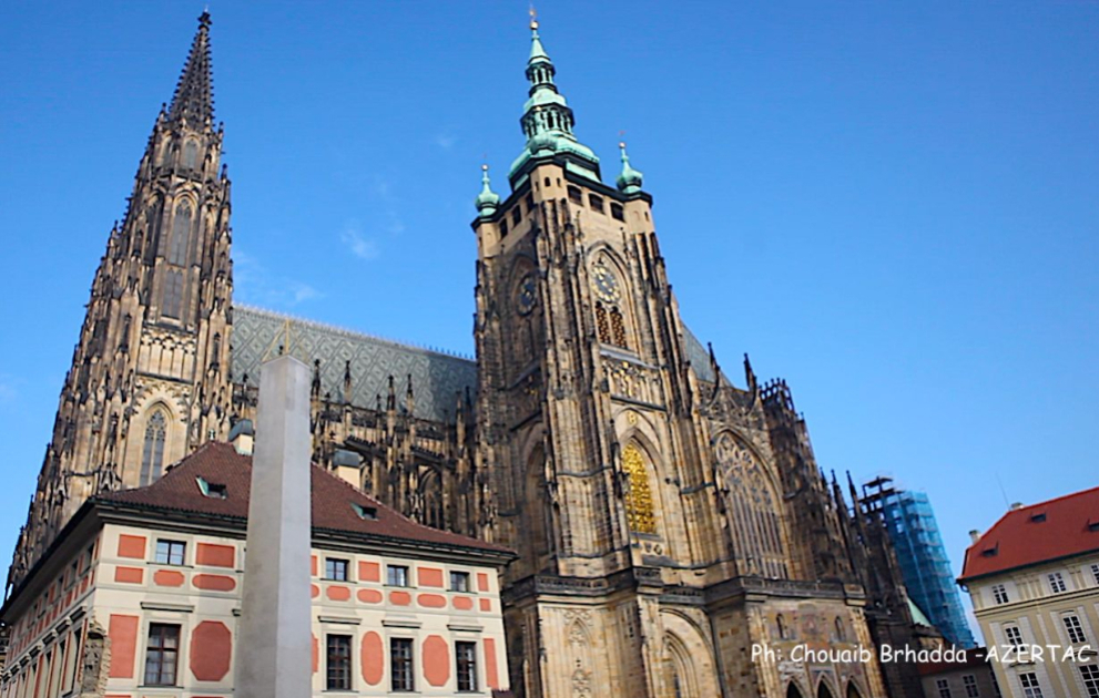 Cathédrale Saint-Guy dans château de Prague : un excellent exemple d'architecture gothique