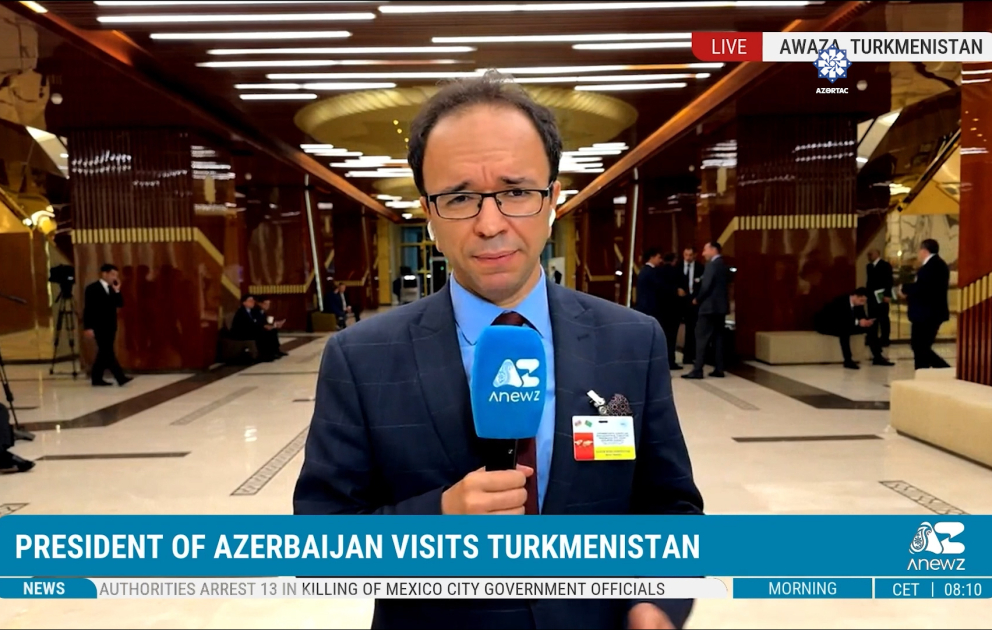 Prezident İlham Əliyevin Türkmənistana səfəri mediada belə işıqlandırıldı