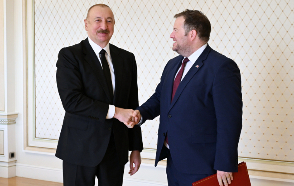 President Ilham Aliyev received UK Minister of State for Europe, North America, and Overseas Territories