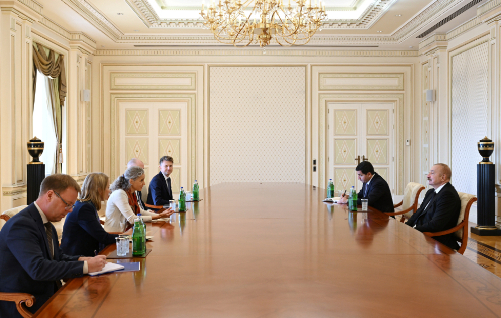 Präsident Ilham Aliyev empfängt EU-Sonderbeauftragte für Südkaukasus