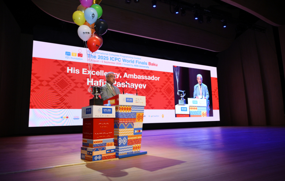 Bakıda Beynəlxalq Universitetlərarası Proqramlaşdırma Müsabiqəsinin dünya finalının açılış mərasimi keçirilib