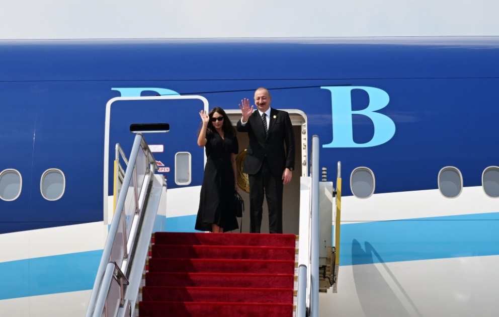 Präsident Ilham Aliyev beendet seinen Arbeitsbesuch in China