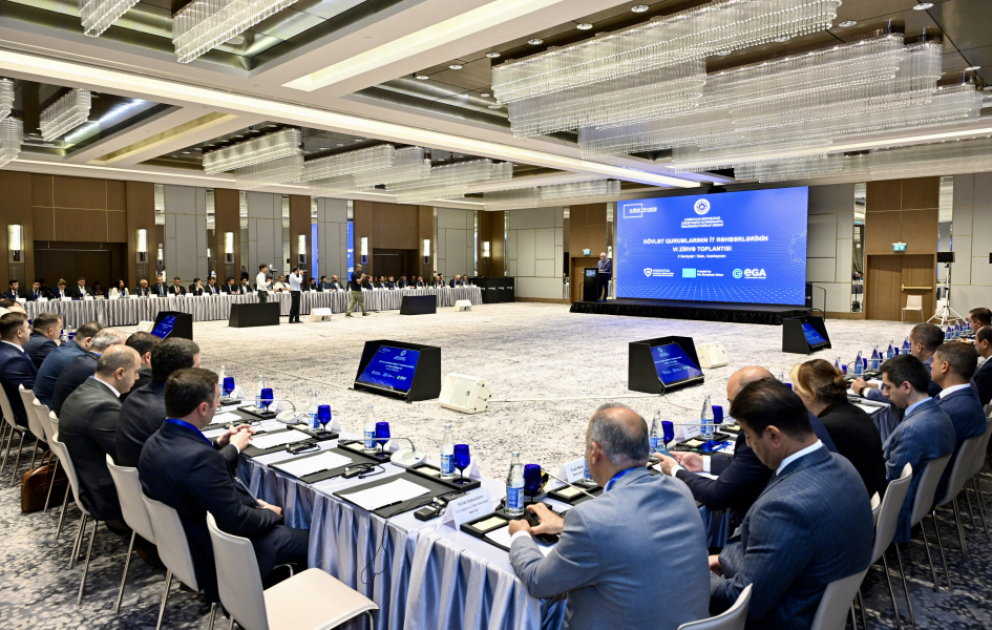 Dövlət qurumları İT rəhbərlərinin VI Zirvə toplantısı keçirilib