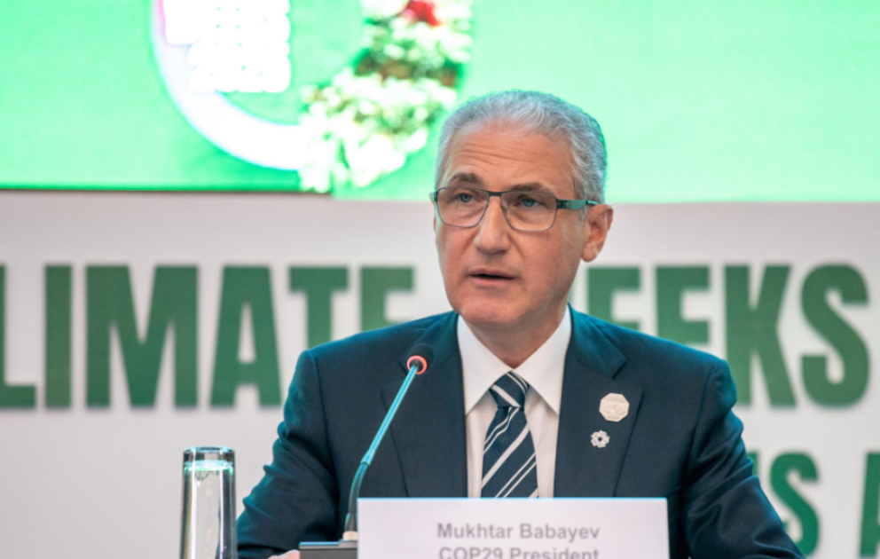 Muxtar Babayev: COP29 nəticələri qlobal maliyyə sistemini insanlar və planet üçün daha ədalətli edəcək
