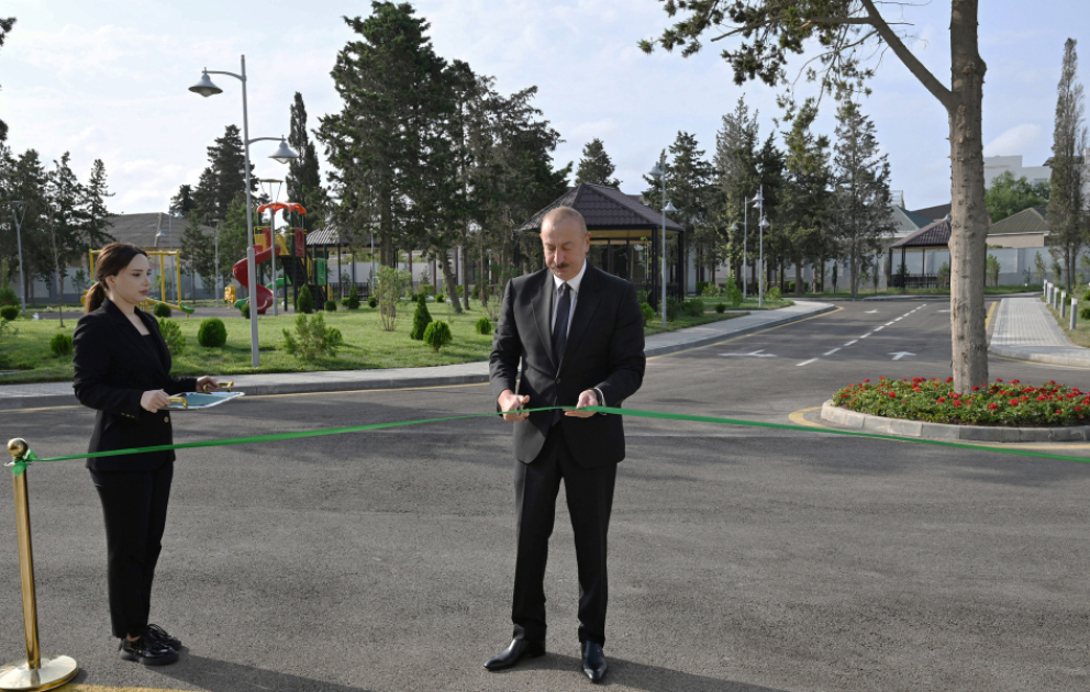 President Ilham Aliyev attended opening of Samad Vurgun Creativity House of the Writers’ Union